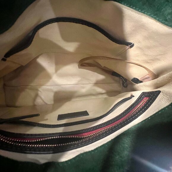 Dooney & Bourke Large Cassidy Florentine Vacchetta Leather Hobo Bag Purse WOW - Picture 8 of 16